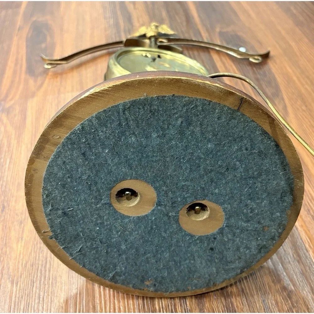 Vintage United Metal‎ Goods Electric Clock American Eagle Made In USA WORKS!